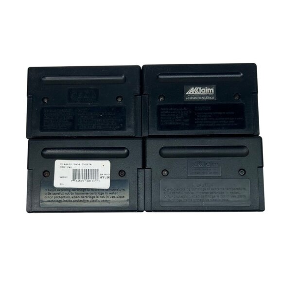 Sega Genesis Video Game Lot Ms Packman NBA Jam Mortal Kombat - Picture 4 of 4